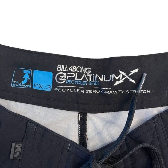 Billabong Mens Shorts Taj Burrow Platinum Recycler Series Gravity Stretch Sz 38 - Picture 3 of 9